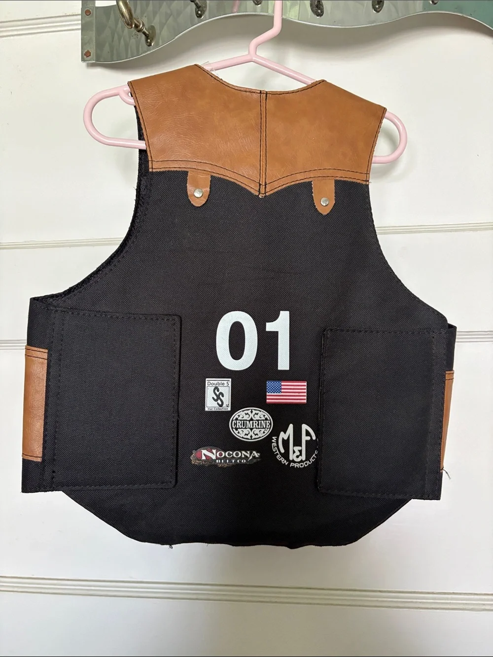M & F Western Products Boys Costume Rodeo Vest Size L